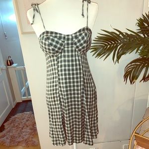 American eagle plaid dress (s)